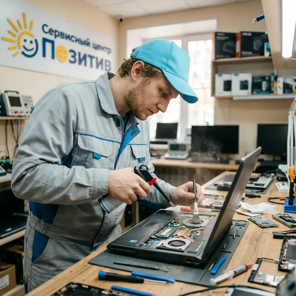 Чистка ноутбука от пыли в Апрелевке | Замена термопасты