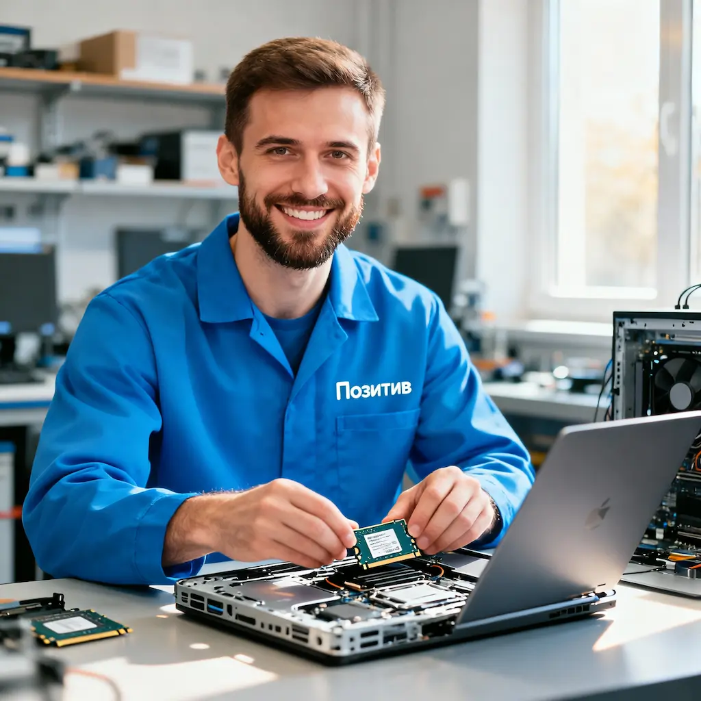 заменить HDD на SSD на ноутбуке в Апрелевке