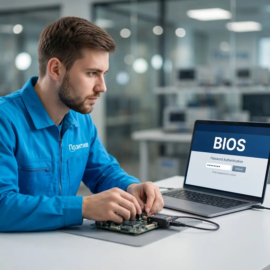 Снятие пароля BIOS ноутбука в Апрелевке