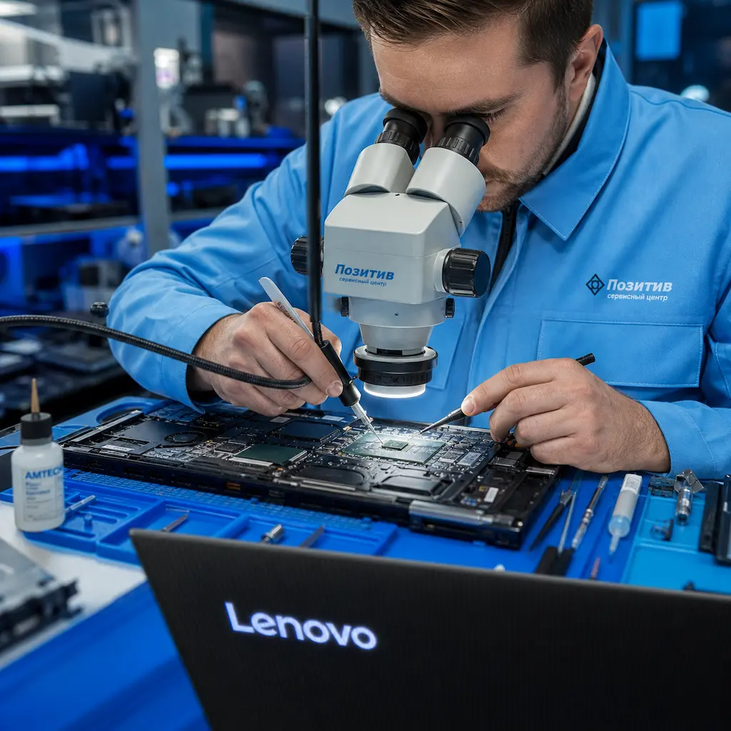Замена видеокарты ноутбука Lenovo в Апрелевке