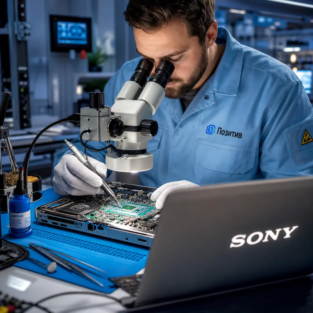 Замена видеокарты ноутбука Sony в Апрелевке