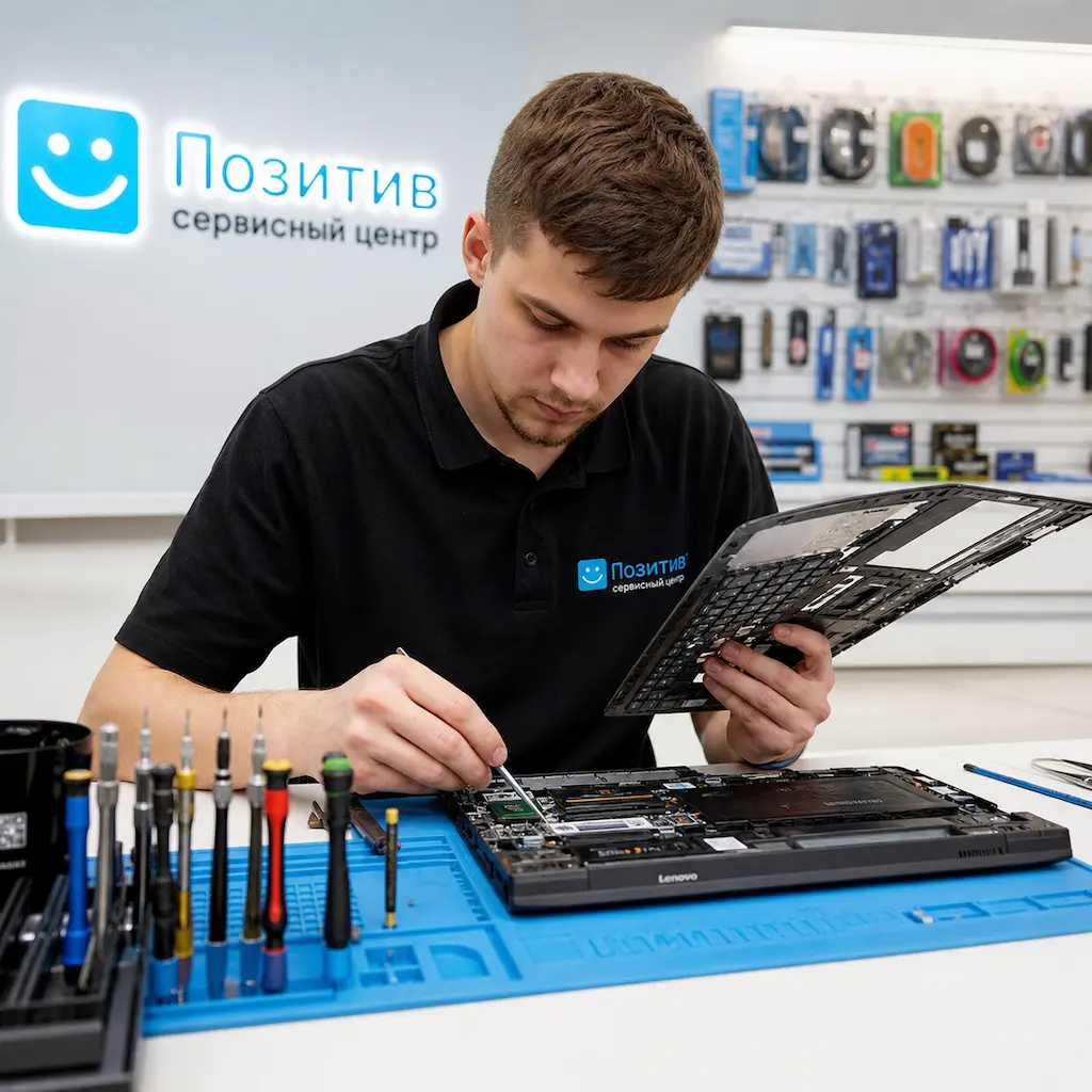 заменить клавиатуру на ноутбуке Lenovo в Апрелевке