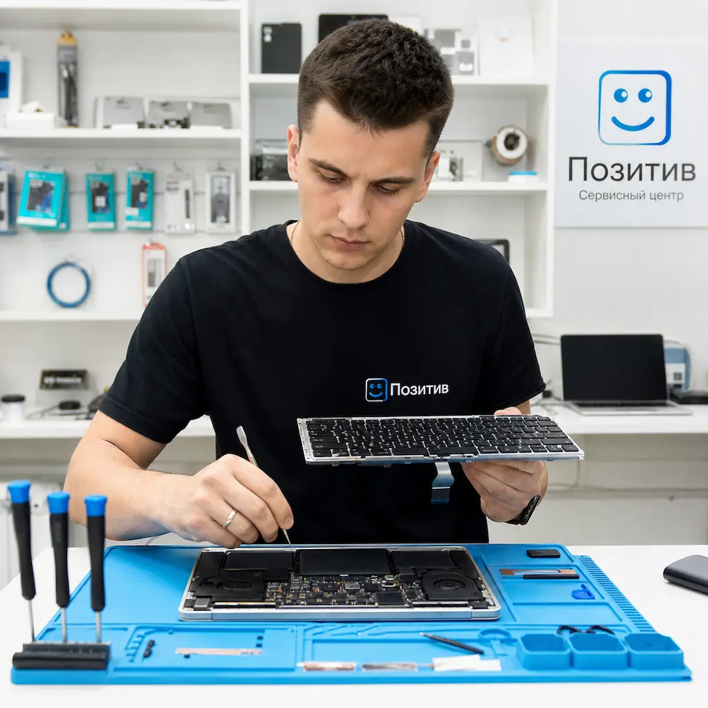 заменить клавиатуру на Apple Macbook в Апрелевке
