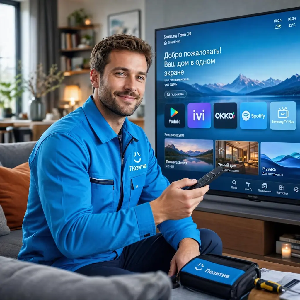 Настройка Smart TV в Апрелевке