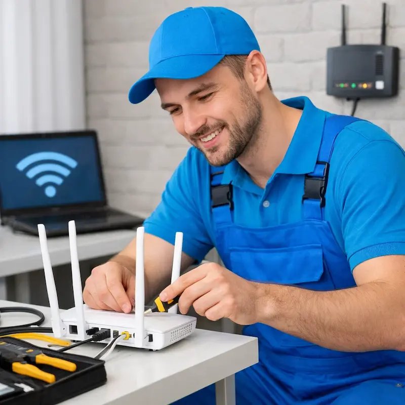 Настройка Wi - Fi в Апрелевке