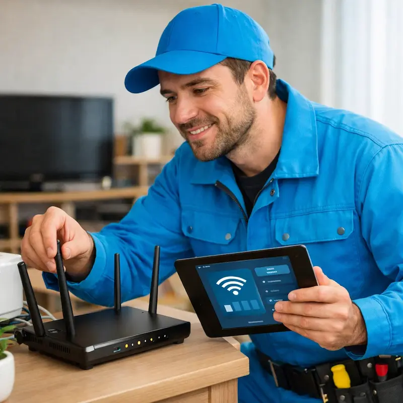 Настройка Wi-Fi для квартиры, дома и офиса в Апрелевке