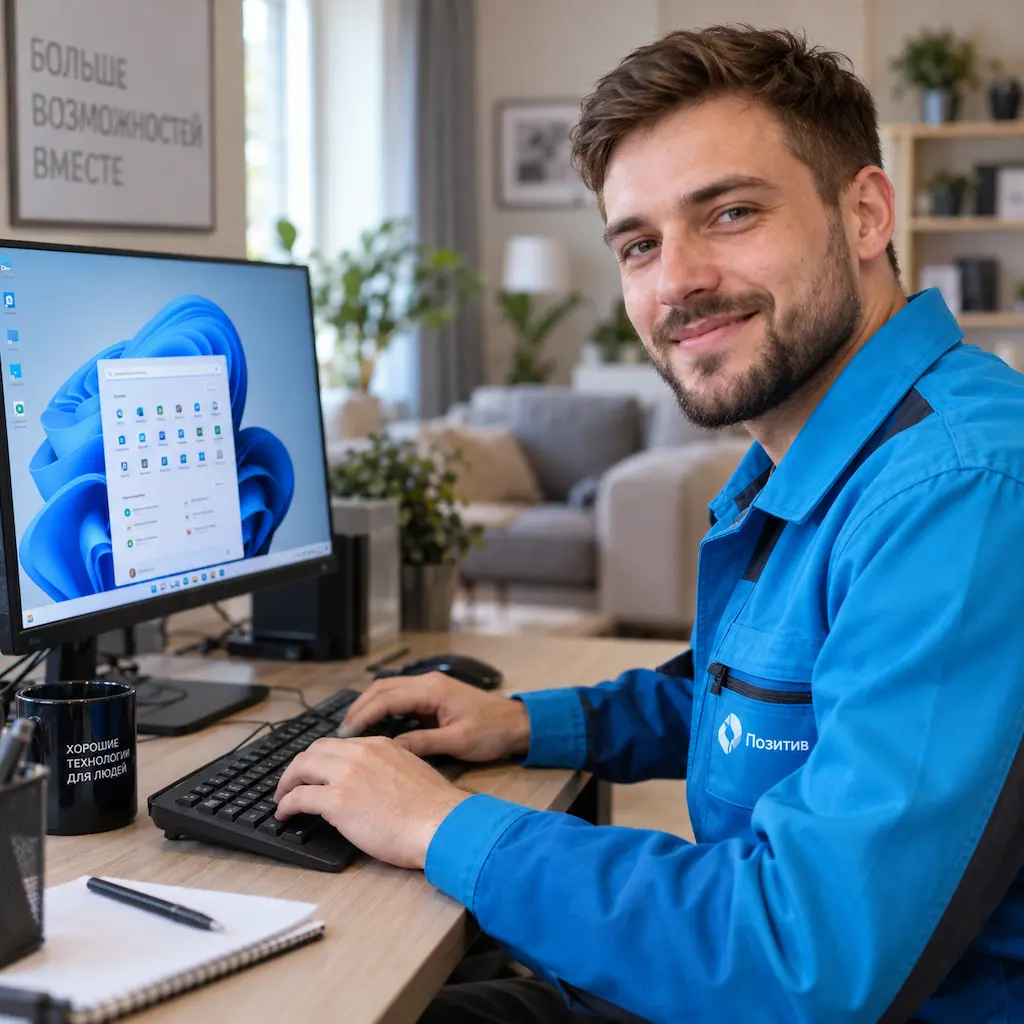 Настройка Windows в Апрелевке на дому