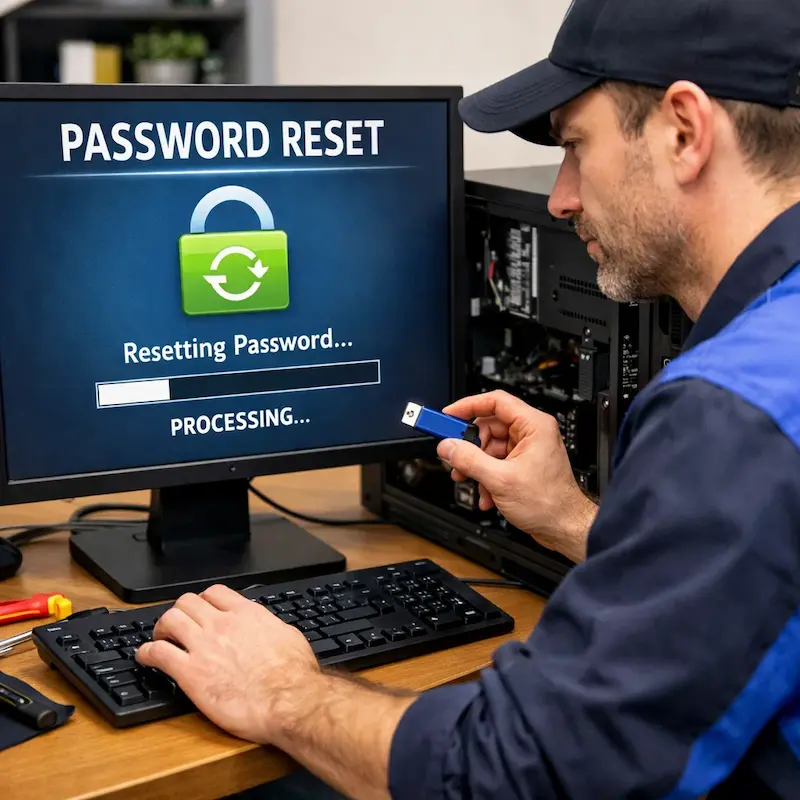 Удаление пароля на компьютере в Апрелевке