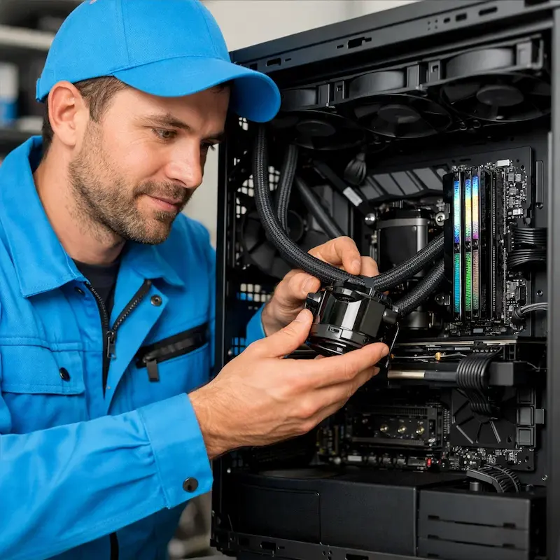 Установка СЖО на ПК в Апрелевке