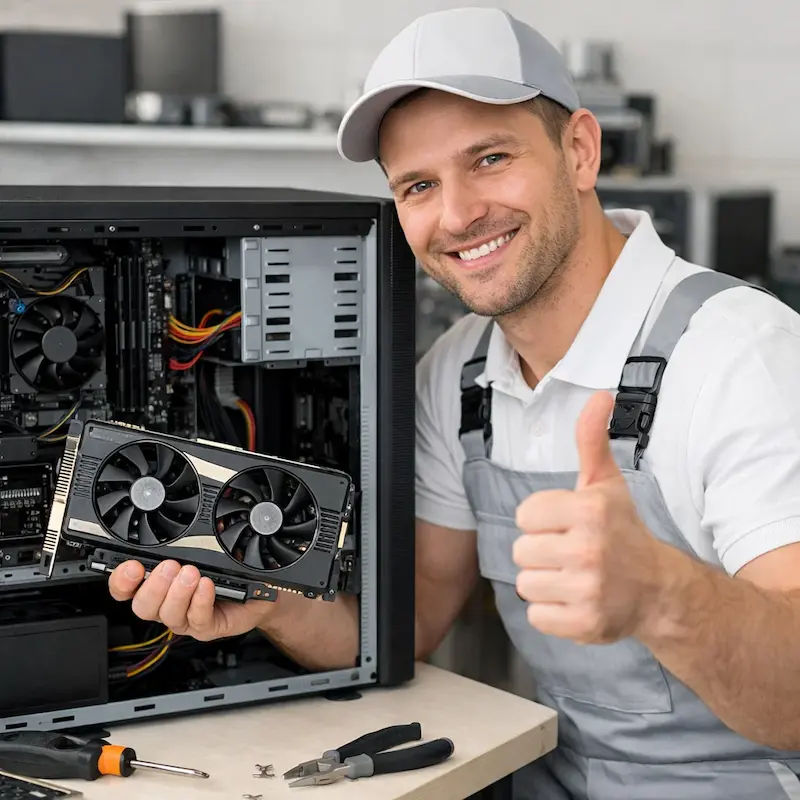 Замена видеокарты ПК в Апрелевке