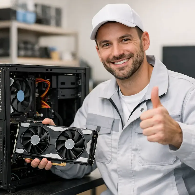 установка видеокарты на ПК в Апрелевке