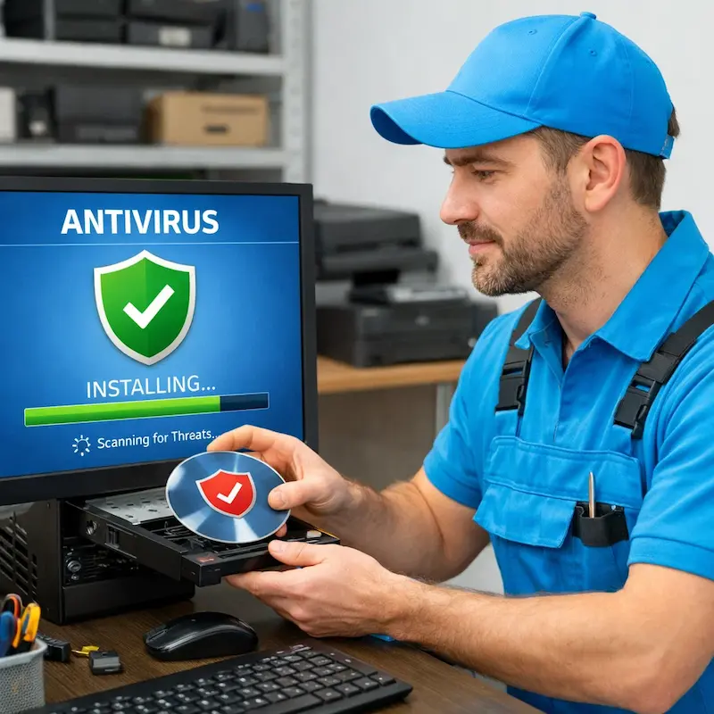 Установка антивируса в Апрелевке на дому